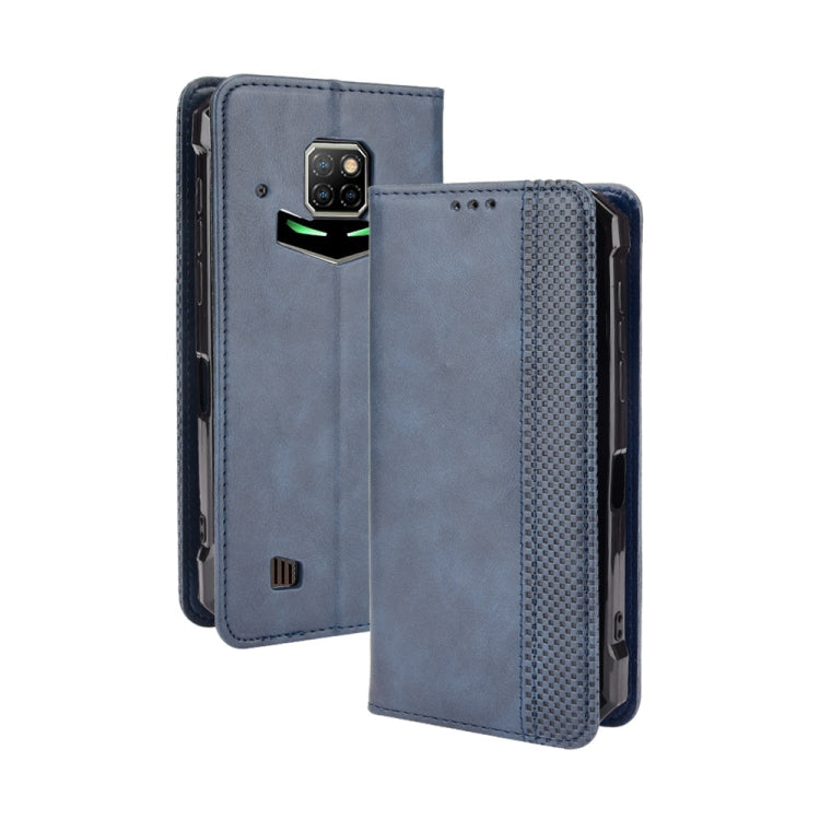 For Doogee S88 Plus / S88 Pro Magnetic Buckle Retro Crazy Horse Texture Horizontal Flip Leather Case with Holder & Card Slots & Photo Frame