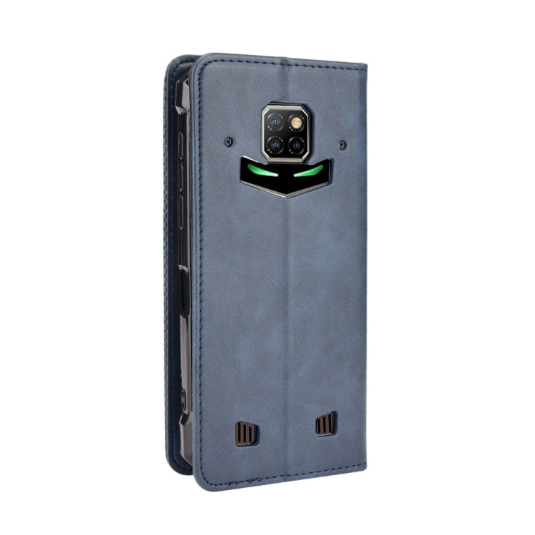 For Doogee S88 Plus / S88 Pro Magnetic Buckle Retro Crazy Horse Texture Horizontal Flip Leather Case with Holder & Card Slots & Photo Frame