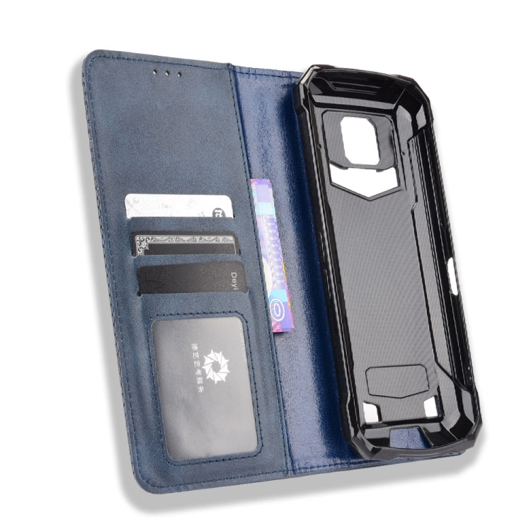 For Doogee S88 Plus / S88 Pro Magnetic Buckle Retro Crazy Horse Texture Horizontal Flip Leather Case with Holder & Card Slots & Photo Frame