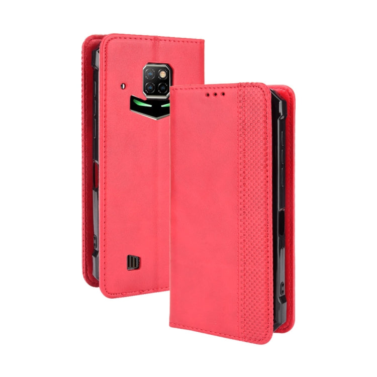 For Doogee S88 Plus / S88 Pro Magnetic Buckle Retro Crazy Horse Texture Horizontal Flip Leather Case with Holder & Card Slots & Photo Frame