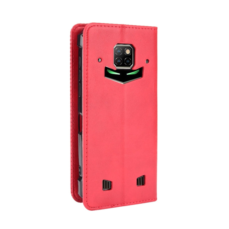 For Doogee S88 Plus / S88 Pro Magnetic Buckle Retro Crazy Horse Texture Horizontal Flip Leather Case with Holder & Card Slots & Photo Frame
