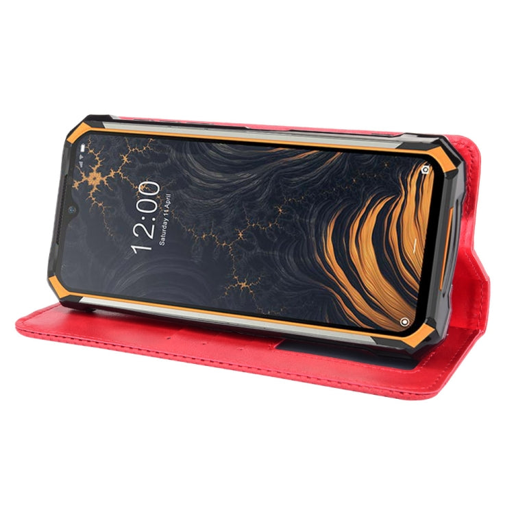 For Doogee S88 Plus / S88 Pro Magnetic Buckle Retro Crazy Horse Texture Horizontal Flip Leather Case with Holder & Card Slots & Photo Frame