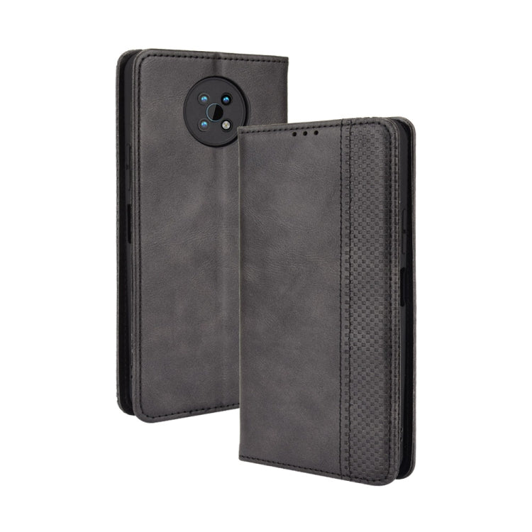 For Nokia C50 5G Magnetic Buckle Retro Crazy Horse Texture Horizontal Flip Leather Case with Holder & Card Slots & Photo Frame