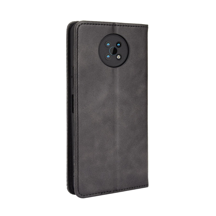For Nokia C50 5G Magnetic Buckle Retro Crazy Horse Texture Horizontal Flip Leather Case with Holder & Card Slots & Photo Frame