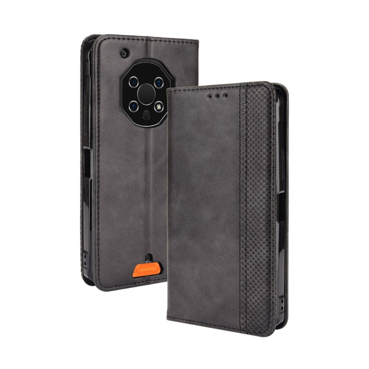 For Oukitel WP13 5G Magnetic Buckle Retro Crazy Horse Texture Horizontal Flip Leather Case with Holder & Card Slots & Photo Frame