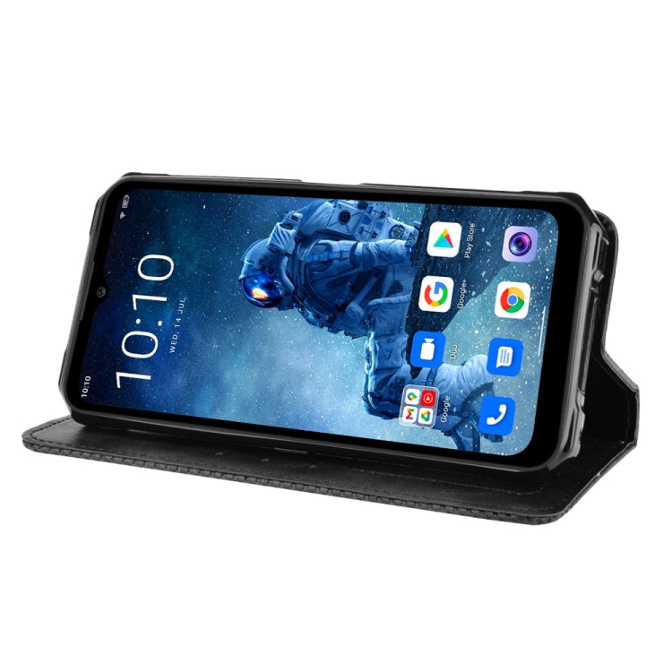 For Oukitel WP13 5G Magnetic Buckle Retro Crazy Horse Texture Horizontal Flip Leather Case with Holder & Card Slots & Photo Frame