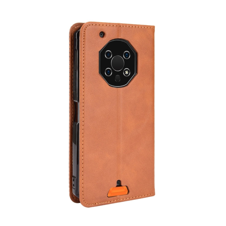 For Oukitel WP13 5G Magnetic Buckle Retro Crazy Horse Texture Horizontal Flip Leather Case with Holder & Card Slots & Photo Frame