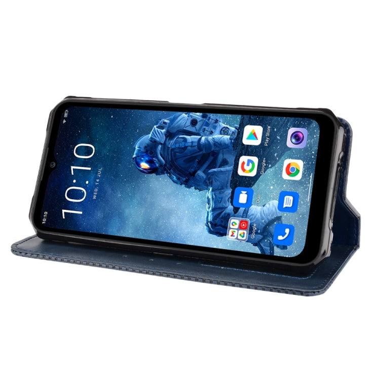 For Oukitel WP13 5G Magnetic Buckle Retro Crazy Horse Texture Horizontal Flip Leather Case with Holder & Card Slots & Photo Frame