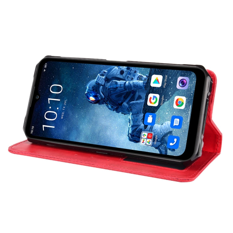 For Oukitel WP13 5G Magnetic Buckle Retro Crazy Horse Texture Horizontal Flip Leather Case with Holder & Card Slots & Photo Frame