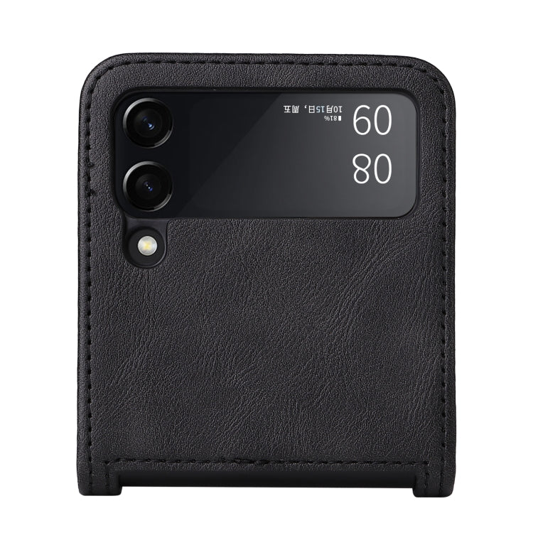 For Samsung Galaxy Z Flip3 5G Retro Crazy Horse Texture Leather Case with Card Slots