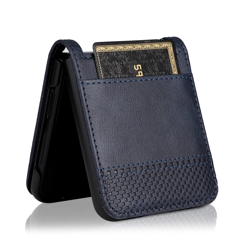 For Samsung Galaxy Z Flip3 5G Retro Crazy Horse Texture Leather Case with Card Slots