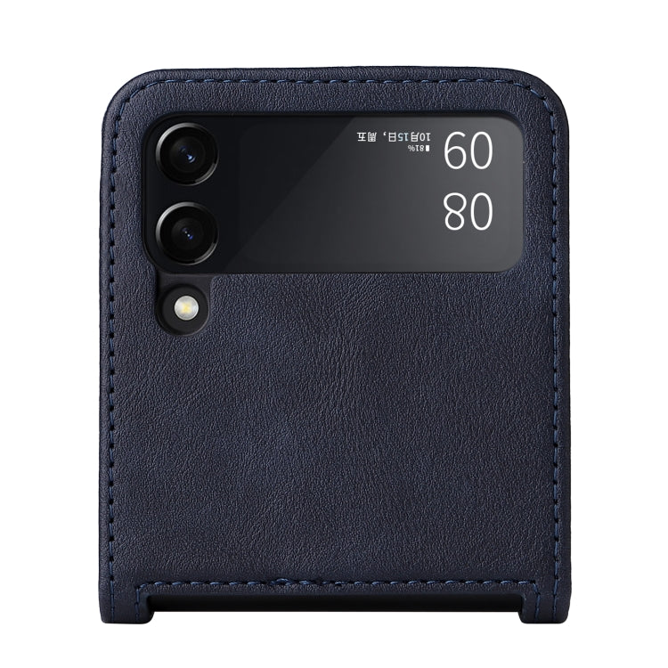 For Samsung Galaxy Z Flip3 5G Retro Crazy Horse Texture Leather Case with Card Slots