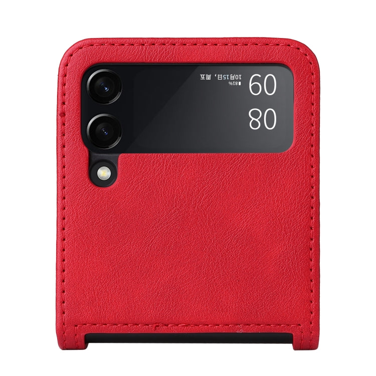 For Samsung Galaxy Z Flip3 5G Retro Crazy Horse Texture Leather Case with Card Slots