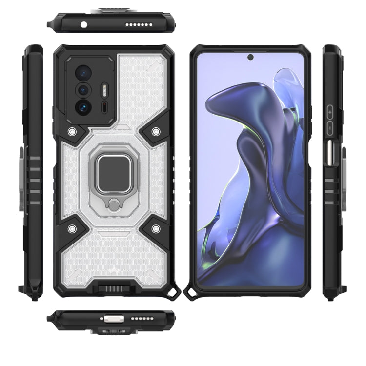 For Xiaomi Mi 11T / 11T Pro Space PC+TPU Shockproof Case with Ring Holder