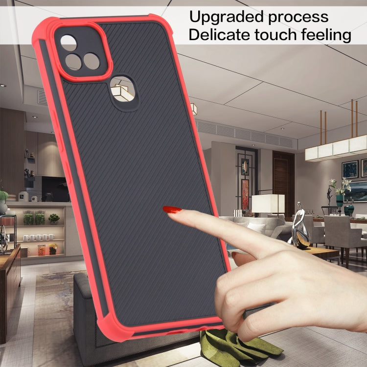For Infinix Hot 10i Eagle Eye Armor Dual-color Shockproof TPU + PC Protective Case