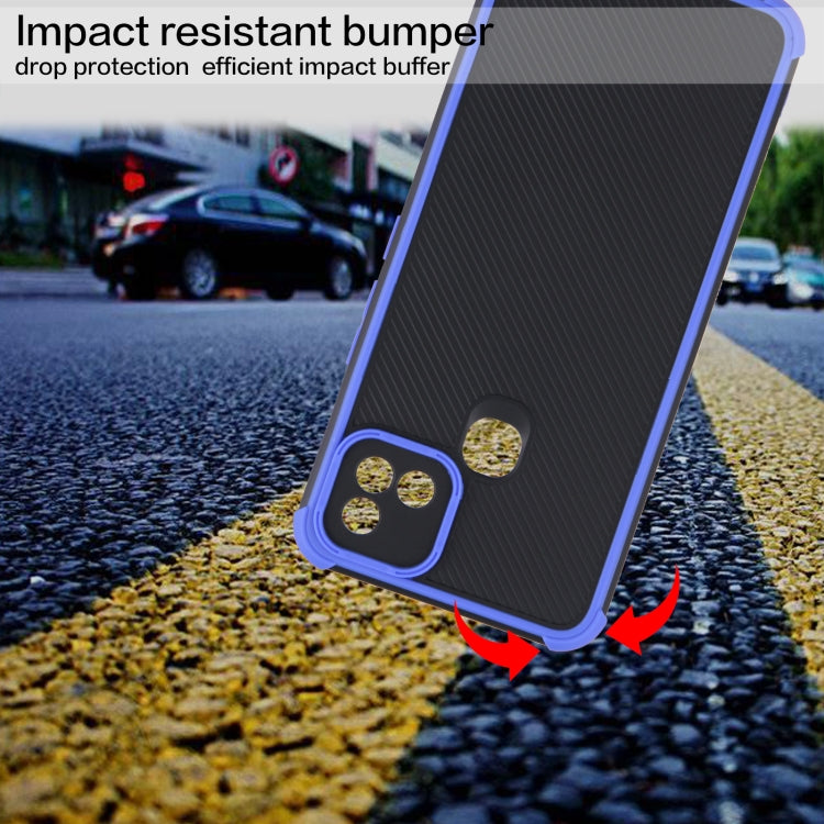 For Infinix Hot 10i Eagle Eye Armor Dual-color Shockproof TPU + PC Protective Case