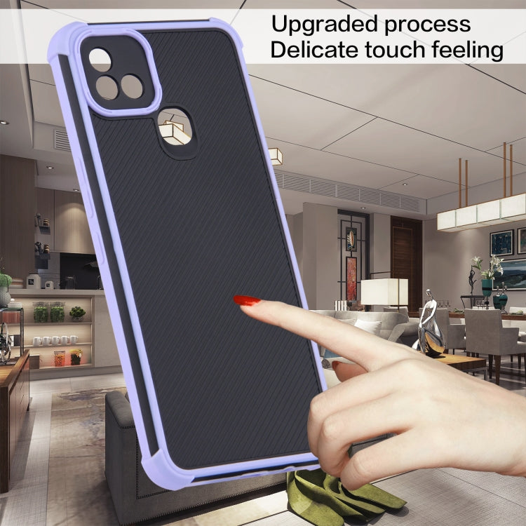 For Infinix Hot 10i Eagle Eye Armor Dual-color Shockproof TPU + PC Protective Case