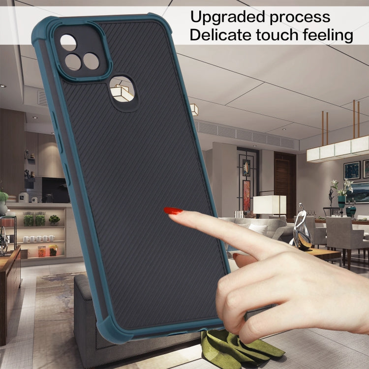 For Infinix Hot 10i Eagle Eye Armor Dual-color Shockproof TPU + PC Protective Case