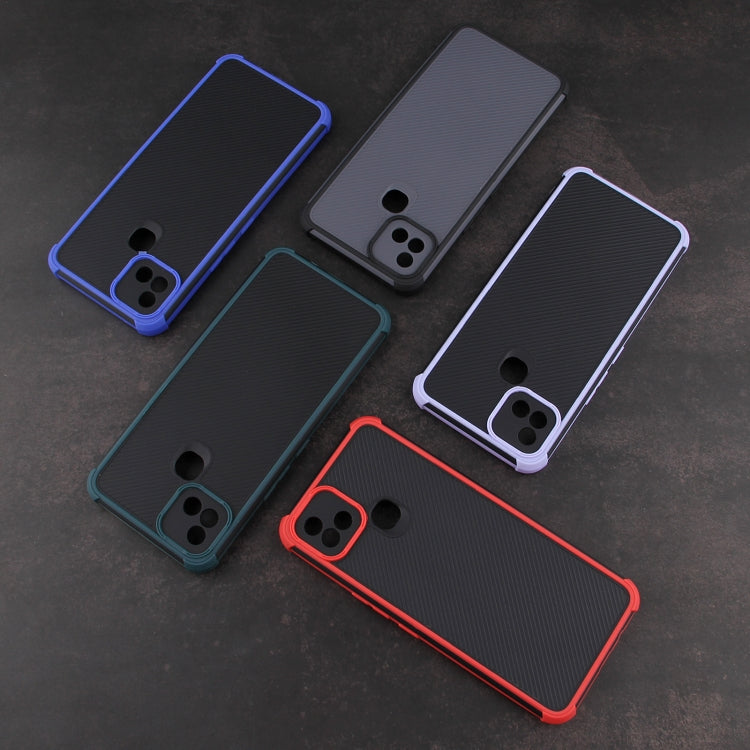 For Infinix Hot 10i Eagle Eye Armor Dual-color Shockproof TPU + PC Protective Case