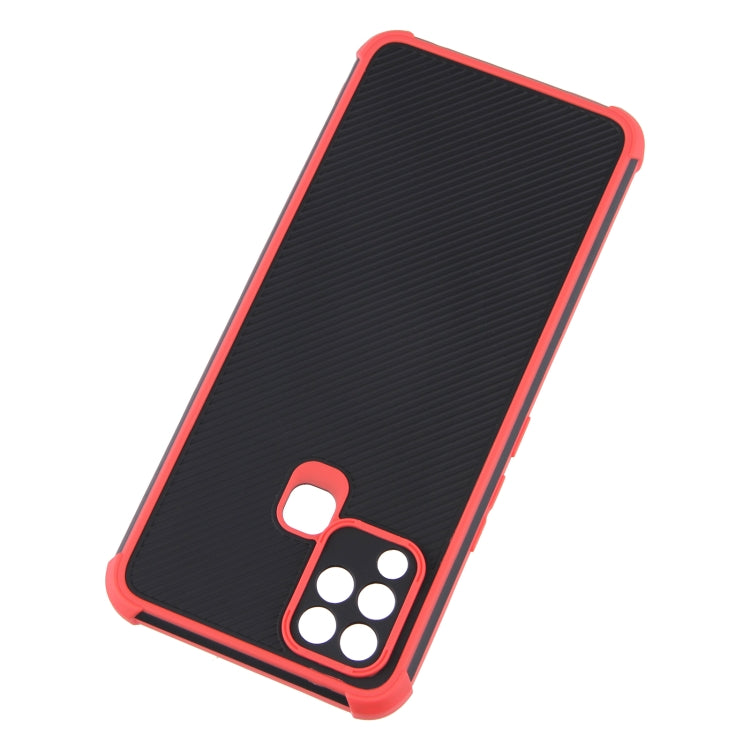 For Infinix Hot 10S / 10T Eagle Eye Armor Dual-color Shockproof TPU + PC Protective Case