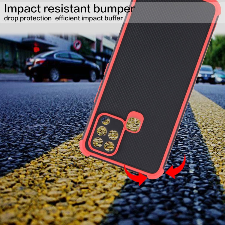 For Infinix Hot 10S / 10T Eagle Eye Armor Dual-color Shockproof TPU + PC Protective Case