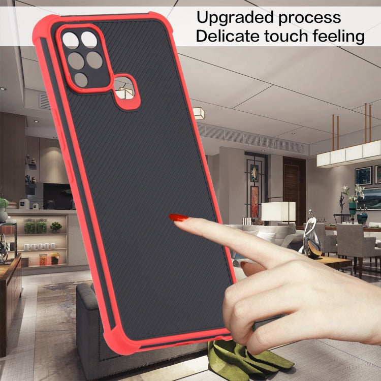 For Infinix Hot 10S / 10T Eagle Eye Armor Dual-color Shockproof TPU + PC Protective Case