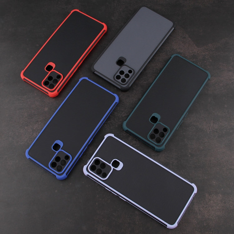 For Infinix Hot 10S / 10T Eagle Eye Armor Dual-color Shockproof TPU + PC Protective Case