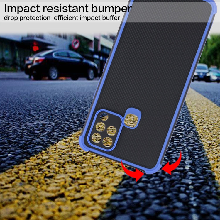 For Infinix Hot 10S / 10T Eagle Eye Armor Dual-color Shockproof TPU + PC Protective Case