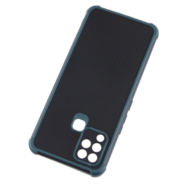 For Infinix Hot 10S / 10T Eagle Eye Armor Dual-color Shockproof TPU + PC Protective Case