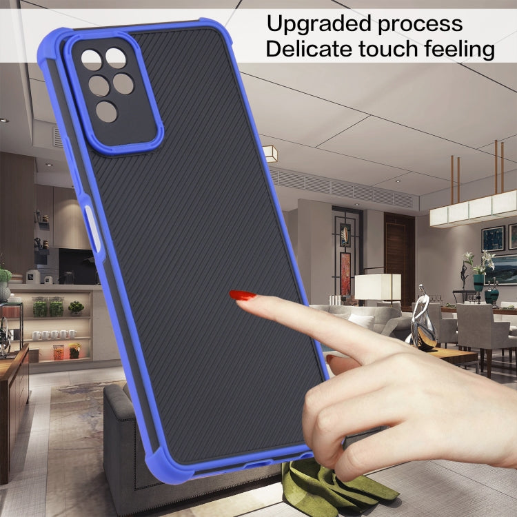For Infinix Note 10 Eagle Eye Armor Dual-color Shockproof TPU + PC Protective Case
