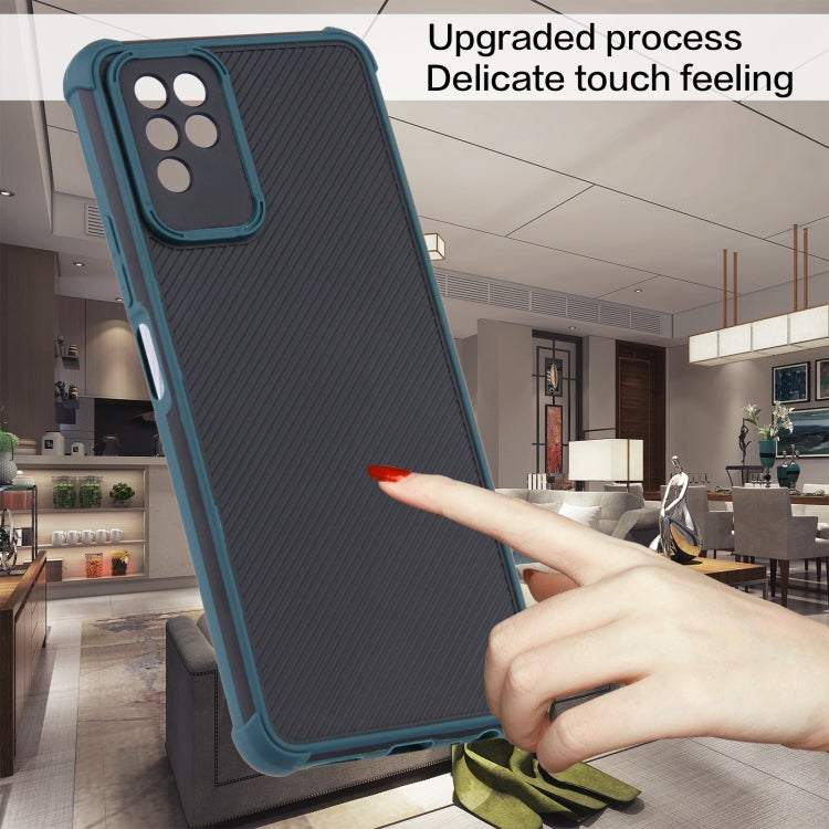 For Infinix Note 10 Eagle Eye Armor Dual-color Shockproof TPU + PC Protective Case
