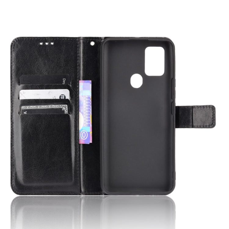 For BLU G91 Crazy Horse Texture Horizontal Flip Leather Case with Holder & Card Slots & Lanyard