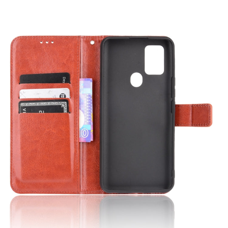 For BLU G91 Crazy Horse Texture Horizontal Flip Leather Case with Holder & Card Slots & Lanyard