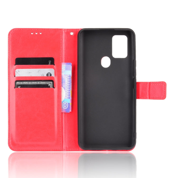 For BLU G91 Crazy Horse Texture Horizontal Flip Leather Case with Holder & Card Slots & Lanyard