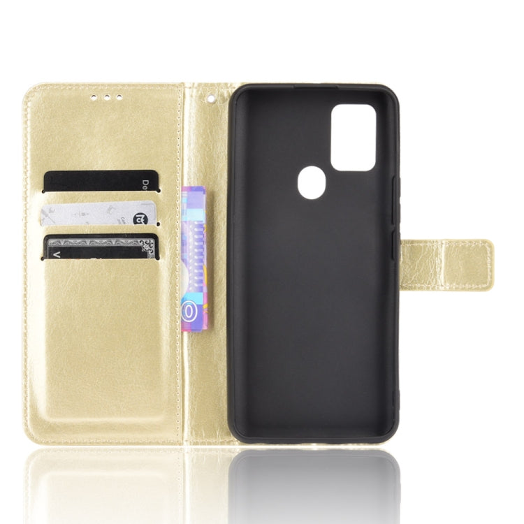 For BLU G91 Crazy Horse Texture Horizontal Flip Leather Case with Holder & Card Slots & Lanyard