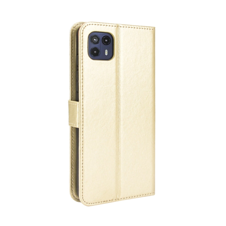 For Motorola Moto G50 5G Crazy Horse Texture Horizontal Flip Leather Case with Holder & Card Slots & Lanyard
