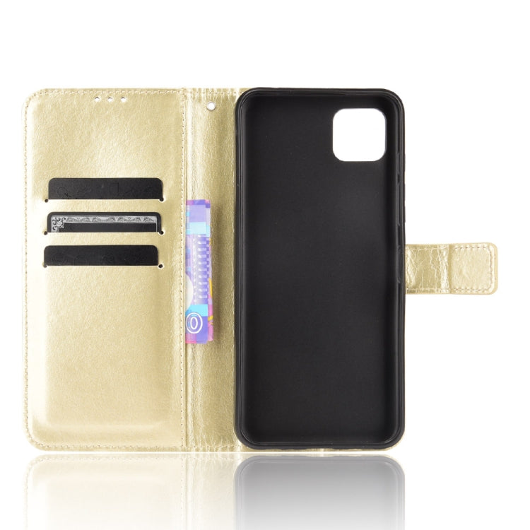 For Motorola Moto G50 5G Crazy Horse Texture Horizontal Flip Leather Case with Holder & Card Slots & Lanyard