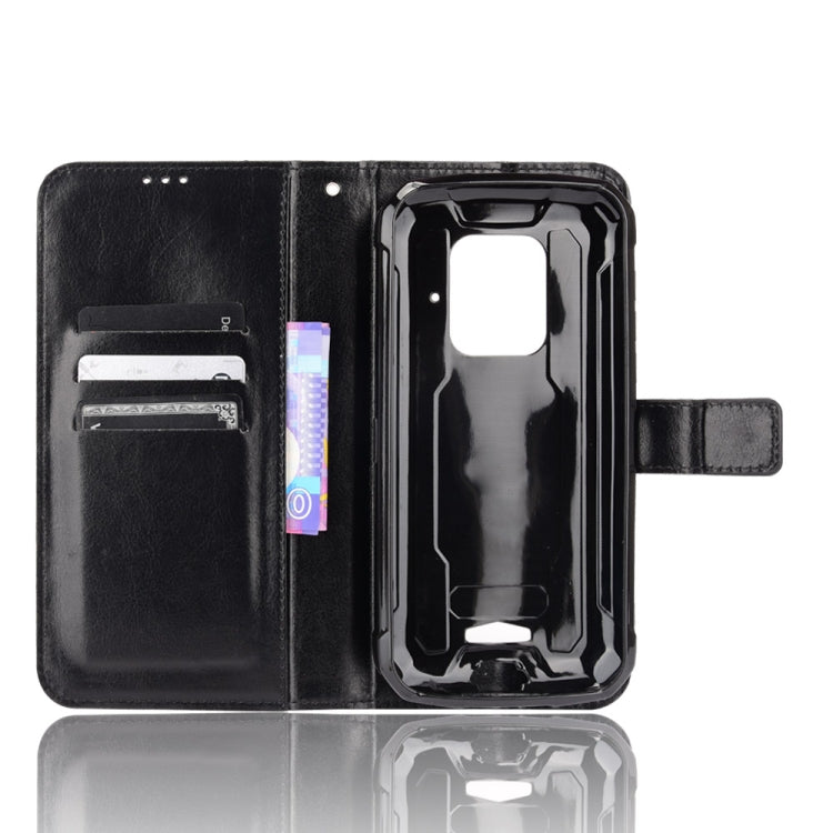 For Doogee S59 / S59 Pro Crazy Horse Texture Horizontal Flip Leather Case with Holder & Card Slots & Lanyard