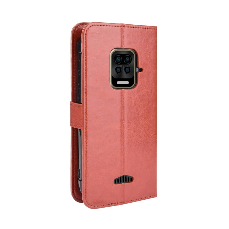 For Doogee S59 / S59 Pro Crazy Horse Texture Horizontal Flip Leather Case with Holder & Card Slots & Lanyard