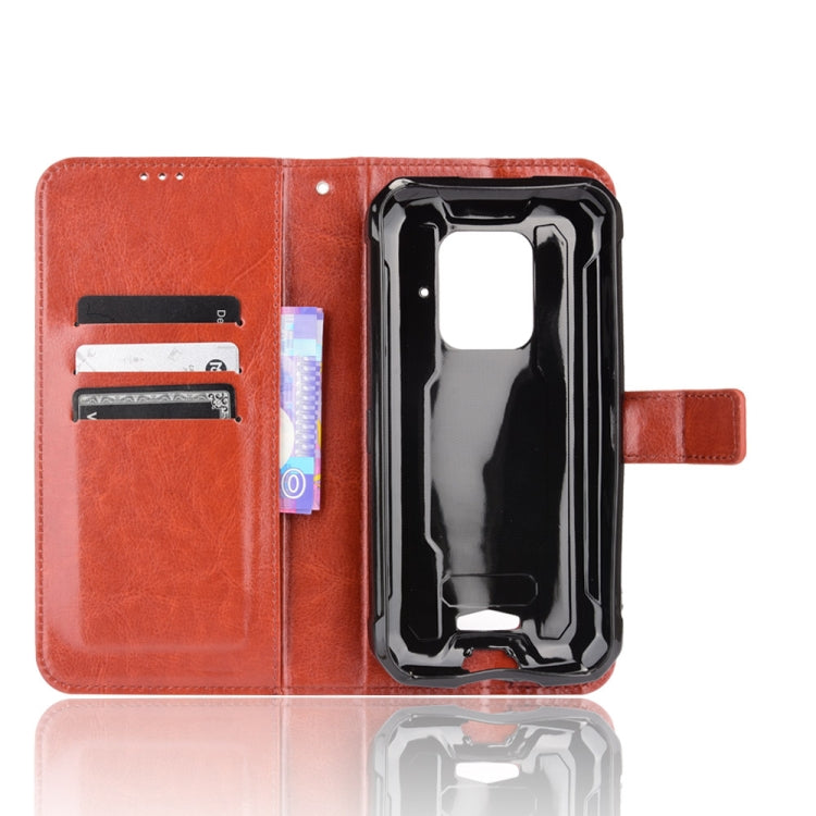 For Doogee S59 / S59 Pro Crazy Horse Texture Horizontal Flip Leather Case with Holder & Card Slots & Lanyard