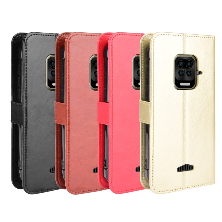 For Doogee S59 / S59 Pro Crazy Horse Texture Horizontal Flip Leather Case with Holder & Card Slots & Lanyard