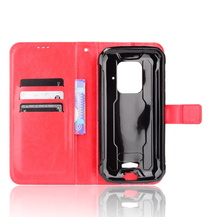 For Doogee S59 / S59 Pro Crazy Horse Texture Horizontal Flip Leather Case with Holder & Card Slots & Lanyard