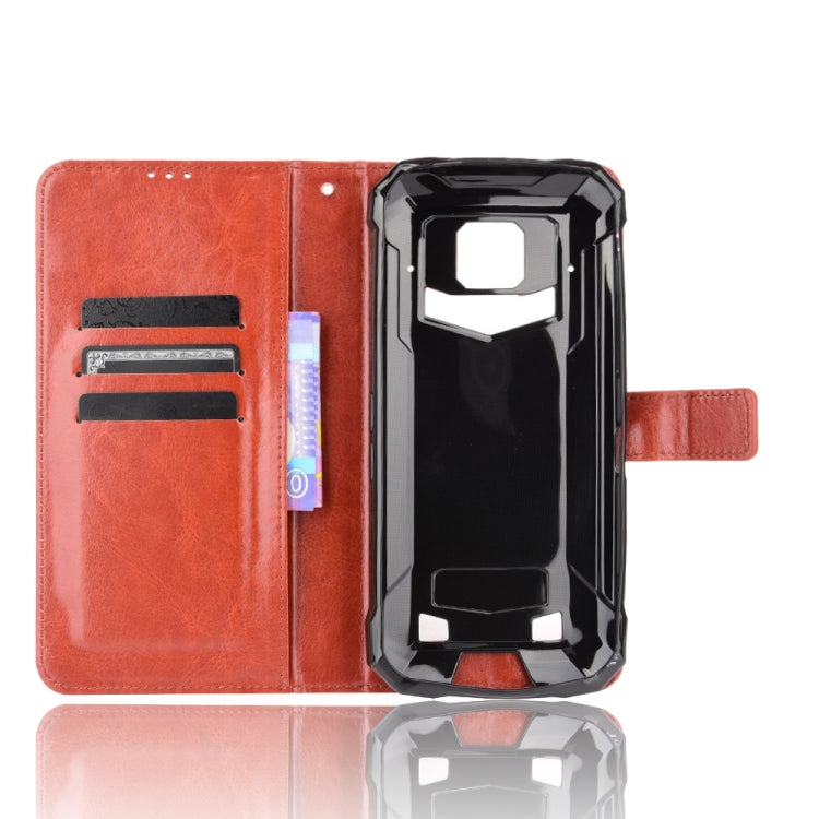 For Doogee S88 Plus / S88 Pro Crazy Horse Texture Horizontal Flip Leather Case with Holder & Card Slots & Lanyard