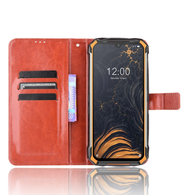 For Doogee S88 Plus / S88 Pro Crazy Horse Texture Horizontal Flip Leather Case with Holder & Card Slots & Lanyard