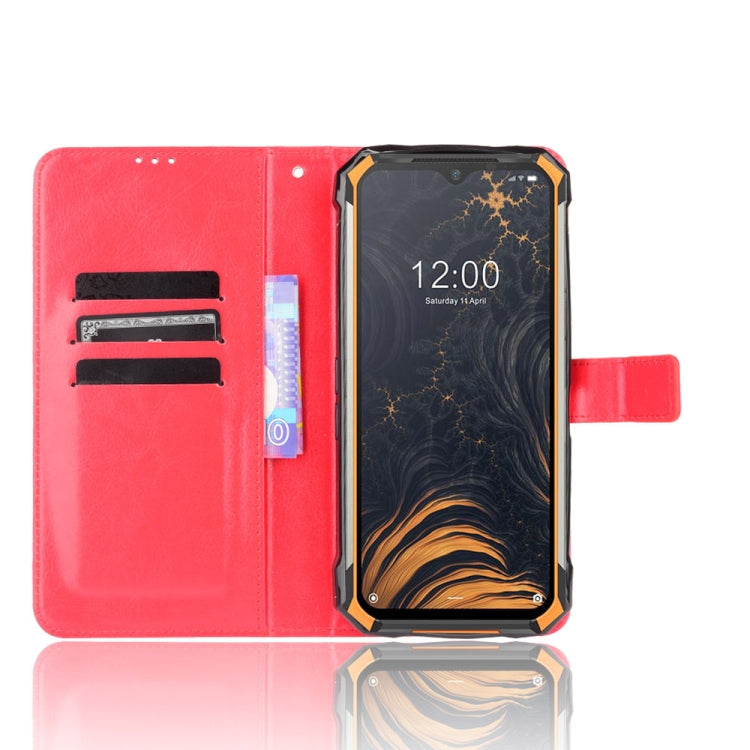 For Doogee S88 Plus / S88 Pro Crazy Horse Texture Horizontal Flip Leather Case with Holder & Card Slots & Lanyard