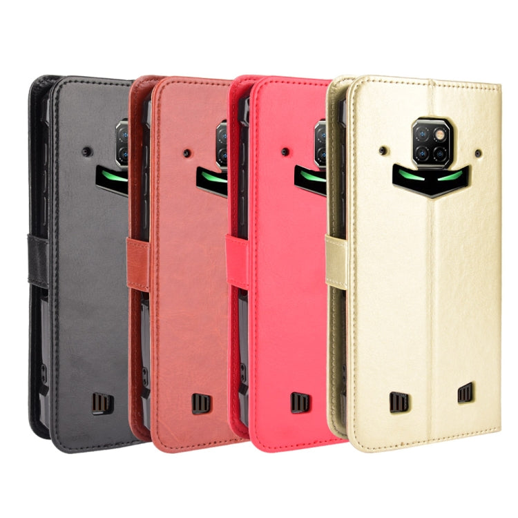 For Doogee S88 Plus / S88 Pro Crazy Horse Texture Horizontal Flip Leather Case with Holder & Card Slots & Lanyard