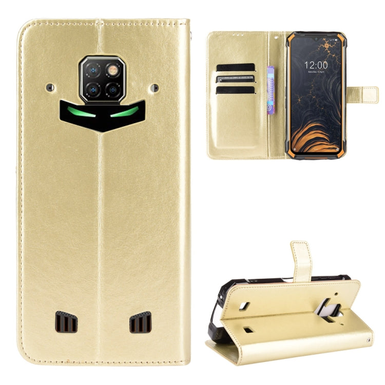 For Doogee S88 Plus / S88 Pro Crazy Horse Texture Horizontal Flip Leather Case with Holder & Card Slots & Lanyard