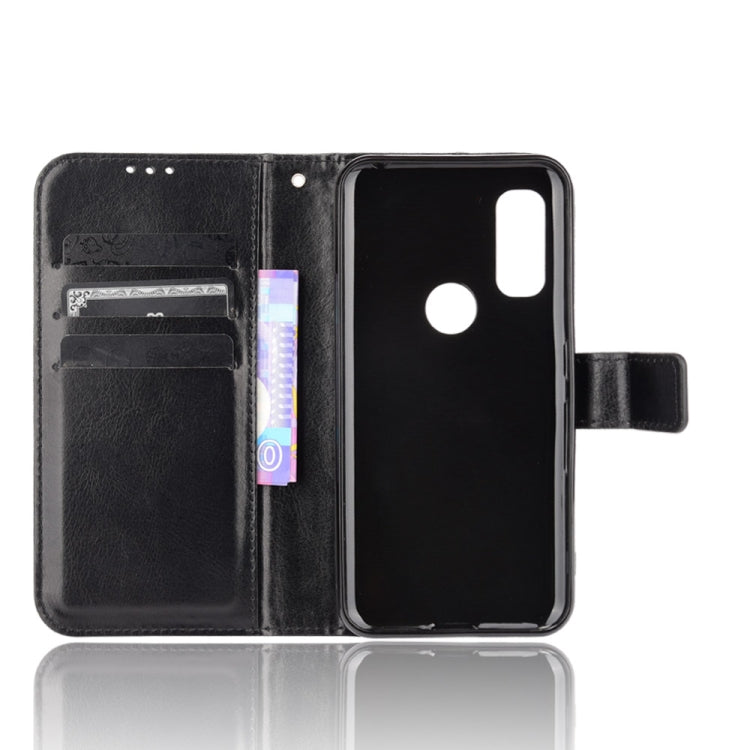 For Fujitsu Arrows WE Crazy Horse Texture Horizontal Flip Leather Case with Holder & Card Slots & Lanyard