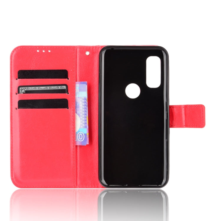 For Fujitsu Arrows WE Crazy Horse Texture Horizontal Flip Leather Case with Holder & Card Slots & Lanyard