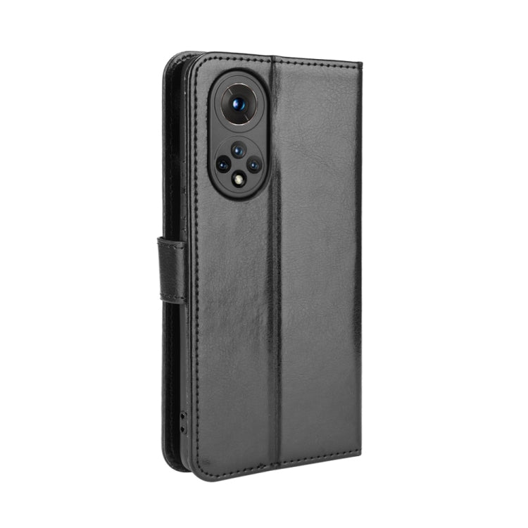 For Honor 50 Crazy Horse Texture Horizontal Flip Leather Case with Holder & Card Slots & Lanyard